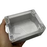 Hộp Nhựa 115x90x55mm Nắp Trong Suốt Không Tai